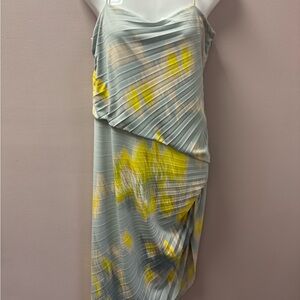 Pleated Asymmetrical Dress